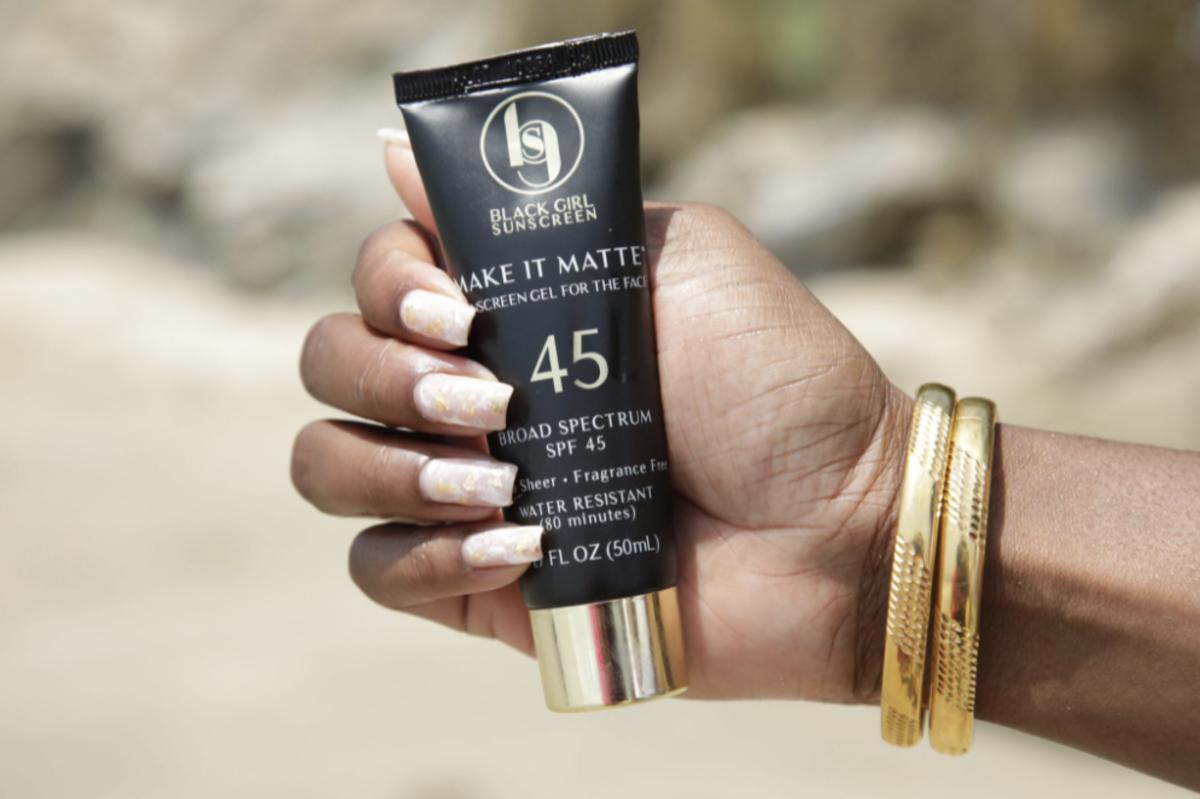 black girl sunscreen swimsuit feature